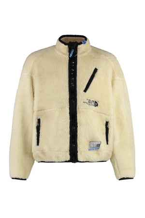 Fleece bomber jacket-0